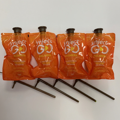 PACK 4 YNJECT PICUDO ROJO PALMERAS +CONECTORES